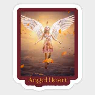 Angel Heart Sticker